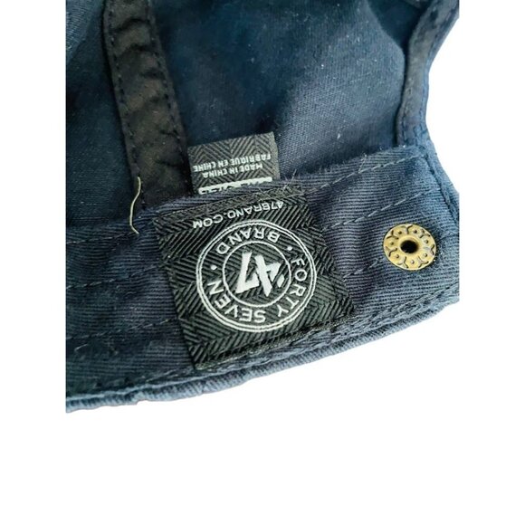 47 Brand Mens Hat Colonials Navy‎ Blue Fitted One Size - Picture 7 of 9